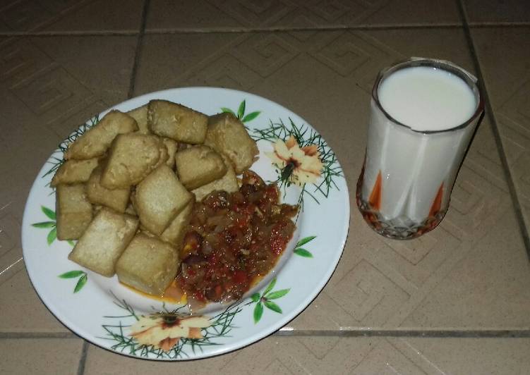 Simple Way to Make Any-night-of-the-week Awara and soya milk