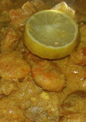 A picture of Prawn Korma Curry.