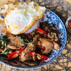 A picture of 🧑🏽‍🍳👩‍🍳Thai Holy Basil Stir-Fry Recipe (Pad Krapow) • How To Make Thai Food | ThaiChef Food.