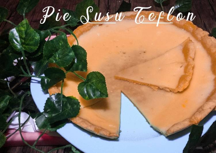 Cara Memasak Pie Susu Teflon Irit Untuk Jualan