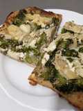 Green pizza