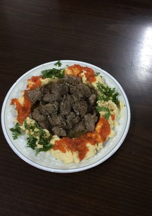 صورة لوصفة حمص عادي جدا