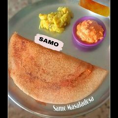 Samo Masala dosa A picture of Samo Masala dosa.