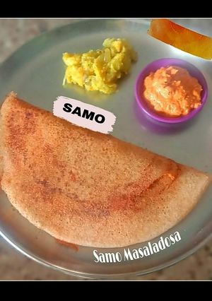 A picture of Samo Masala dosa.