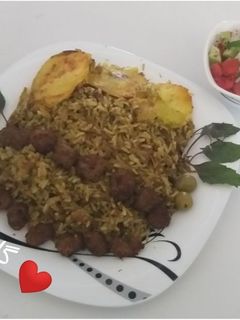 عکسی از دستور کلم پلو شیرازی