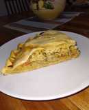 Tarta de filet de merluza