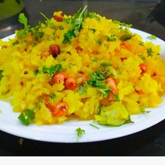 A picture of Onion Poha (Kanda Poha).