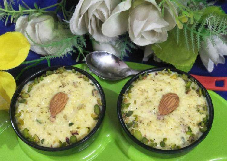 Custard Rice Kheer