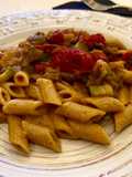 Pasta al farro alla crema di verdure