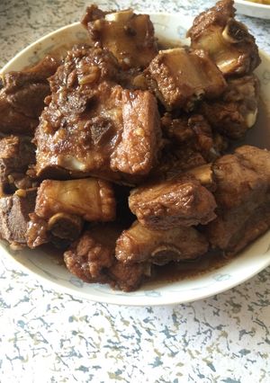 รูปของ ผัดซี่โครงหมูซีอิ้วดำ