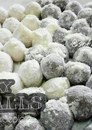 Foto resep MILKY BALLS/BOLA SUSU (vanilla&coklat)
