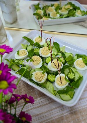 A picture of Devilled Eggs.