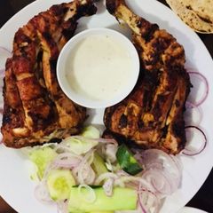 A picture of Chicken tikka.