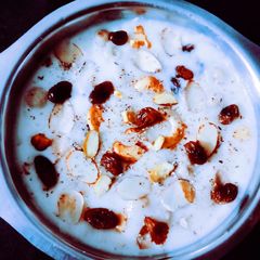 A picture of Super healthy tasty dry fruits Makhana kheer.