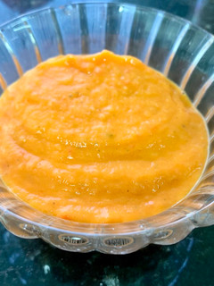 Una foto de Salsa de tomate y calabacín