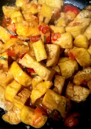 Foto resep Tahu asam pedas