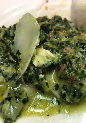 Una foto de Filete de Pescado a la Rockefeller al estilo Sonorense