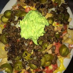 A picture of Christopher's Fajita Panchos.