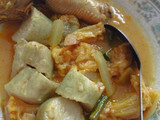 Lontong lodeh kepala ayam
