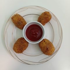 A picture of Corn cheese nuggets.