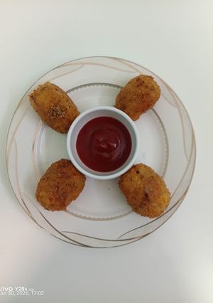 A picture of Corn cheese nuggets.