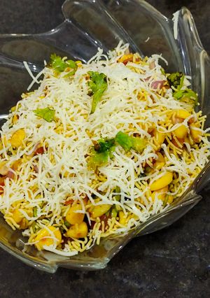 कॉर्न भेल (corn bhel recipe in Hindi) रेसिपी मुख्य फोटो