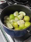 Manzana cocida con canela