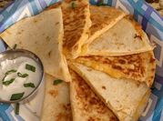 A picture of cheese quesadilla