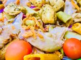 ENTRADA FRÍA DE FIDEOS MOSTACHOL Y POLLO (con condimento cremoso y crutones) 🥗🥙🥗