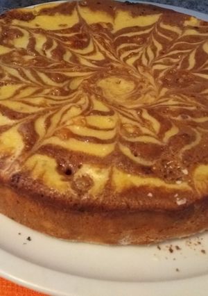 Una foto de Bizcochuelo marmolado dibujo