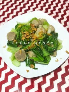 Foto resep Ca pakcoy bakso