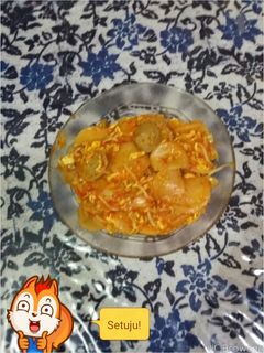 Foto resep seblak krupuk bakso dan tauge
