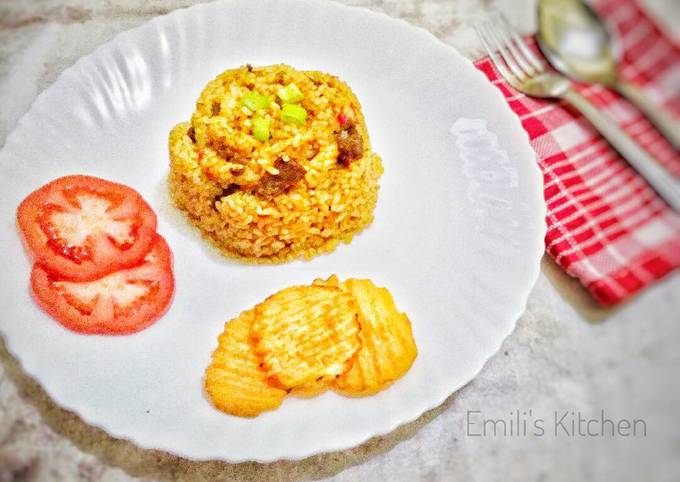 Resep: Nasi Kebuli Daging Sapi (Magic Com) Bahan Sederhana