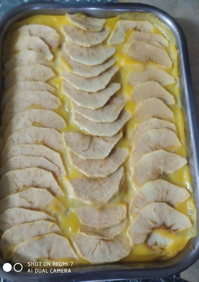 Una foto de Tarta de manzana rápida y fácil