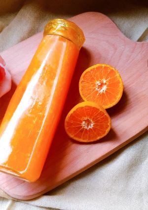 Hình của món Nước quýt vắt - đổi vị cho món cam vắt truyền thống.