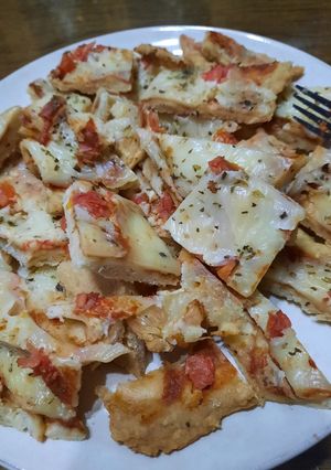 Una foto de Amasado pizza casera tipo a la piedra