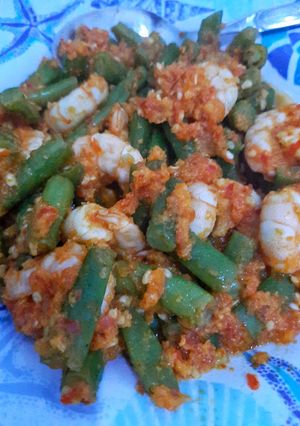 Foto resep Tumis Buncis Udang Pedas