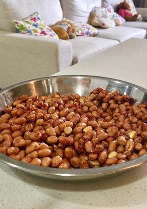 Hình của món Đậu Phộng Rang Tỏi Ớt.