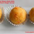 Carrot Sooji Sheera Balls With Left Over Sugar Syrup (Chasni)