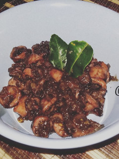 Foto resep Tumis cumi hitam pedas