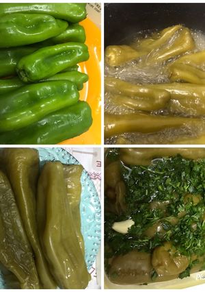 صورة لوصفة مخلل فلفل اخضر او احمرباسرع طريقه 🌶🌶