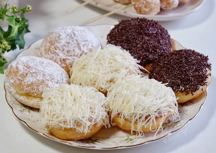 Cara Gampang Menyiapkan Donat Empuk Tanpa Ulen yang Enak Banget