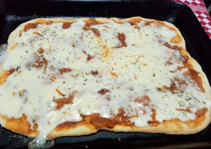 Pizza con Harina Leudante 🍕🍕🍕 Receta de Cecii Bratz ♥ - Cookpad