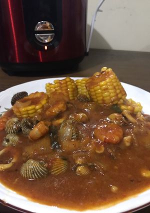 Foto resep Seafood Saos Padang Pedas
