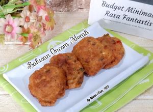 Foto resep Bakwan Oncom Merah