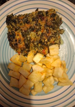 Una foto de Acelga gratinada