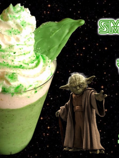 Una foto de Smoothie de Yoda | Día internacional de Star wars