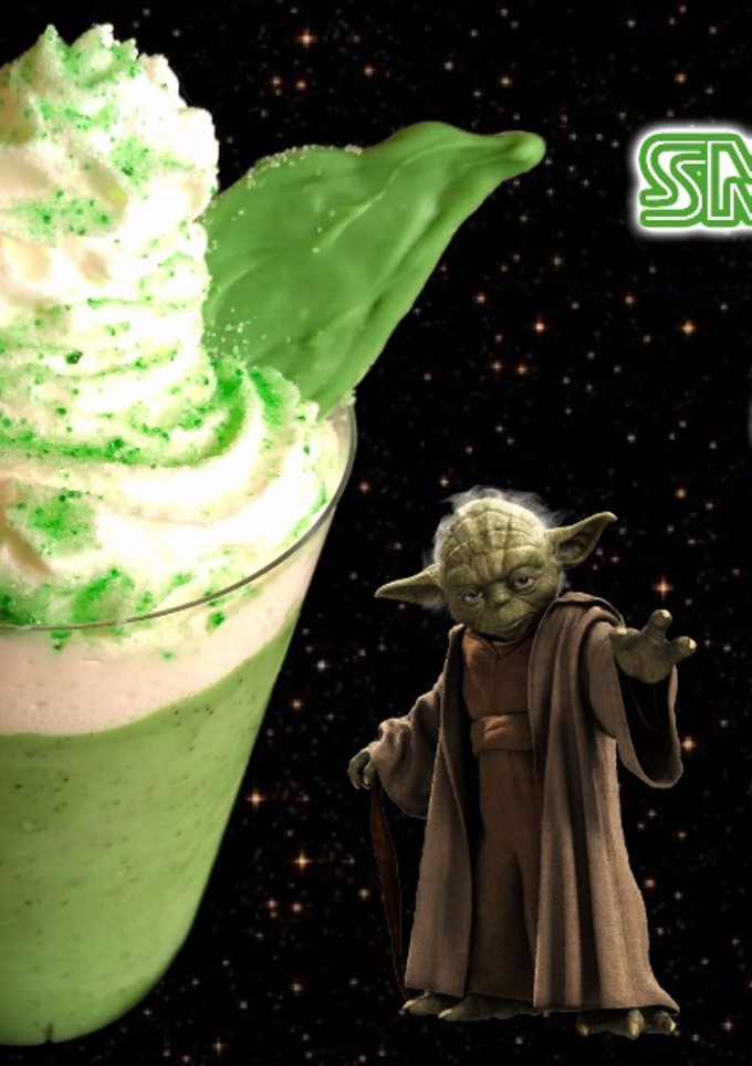 Una foto de Smoothie de Yoda | Día internacional de Star wars