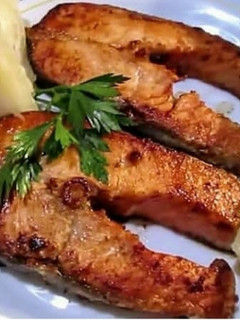 Una foto de Salmón fácil