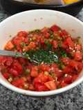 Salsa tipo Pico de Gallo (Pebre)